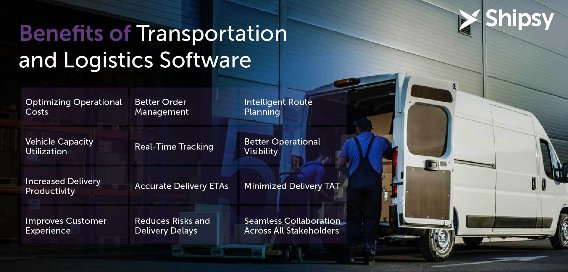 Benefits of logistics software