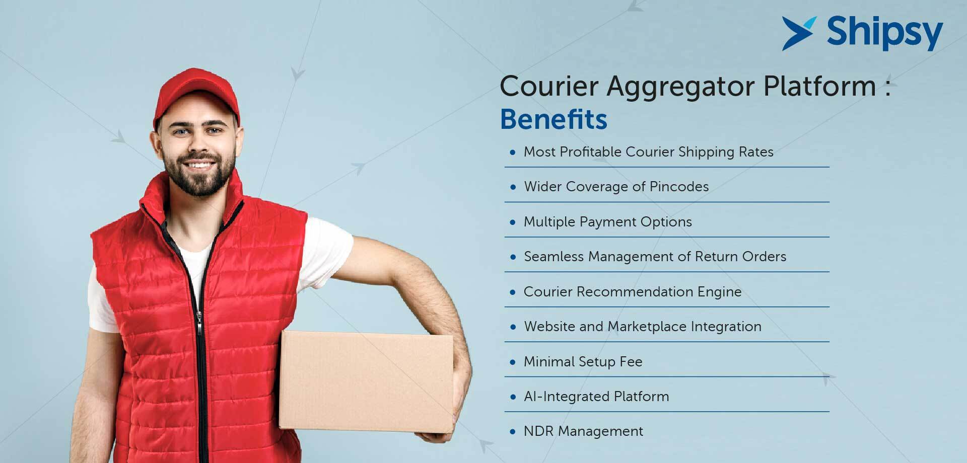 Courier aggregator platform benefits