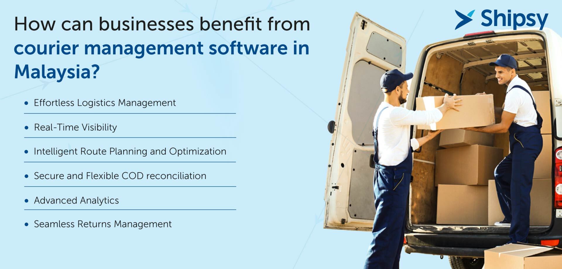 courier management software in Malaysia