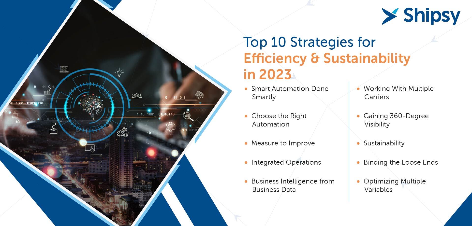 Strategies for logistics efficiency and sustainability